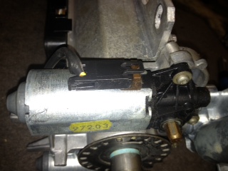 Steering collumn adjustment motor